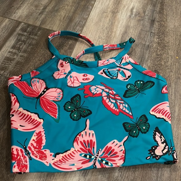 Hanna Andersson 2-Piece Butterfly Tankini Swimsuit - Picture 3 of 7